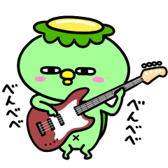 [LINEスタンプ] かっぱたちの音楽会