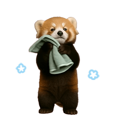 [LINEスタンプ] 動く！レッサーパンダBABY