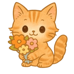 [LINEスタンプ] 茶トラ猫の四季スタンプ