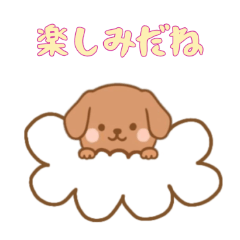 [LINEスタンプ] お空のワンコの日常