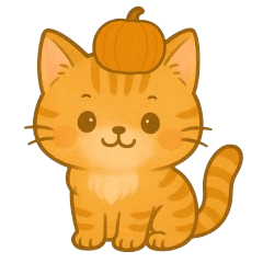 [LINEスタンプ] 茶トラ猫のハロウィーンスタンプ