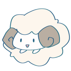 [LINEスタンプ] ふわふわひつじちゃんスタンプ