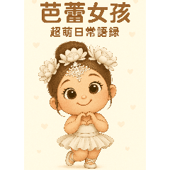 [LINEスタンプ] バレエガール❤️超萌え日常名言