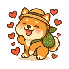 [LINEスタンプ] 旅柴君とゆるっと暮らし