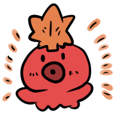 [LINEスタンプ] タコと秋のスタンプ