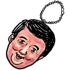 [LINEスタンプ] ❤️おっさんキーホルダー❤️