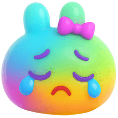 [LINEスタンプ] うさぎ❤️レインボーカラー