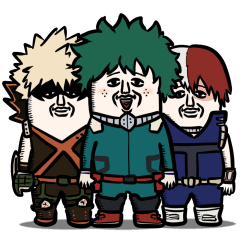 [LINEスタンプ] ヒロアカスタンプ by まめぞう