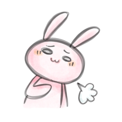 [LINEスタンプ] ほんわかうさぎ饅頭