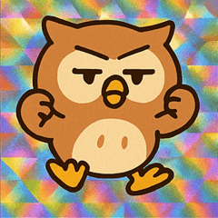 [LINEスタンプ] ひかりふくろう電光参上@SFW