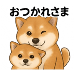 [LINEスタンプ] 柴犬の日常会話26