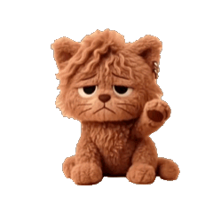 [LINEスタンプ] よくみたらぬいぐるみ我ねこ
