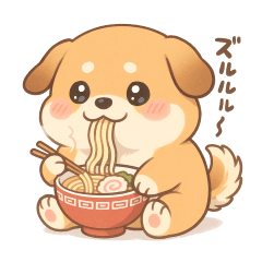 [LINEスタンプ] ゆる犬の毎日スタンプ♪使いやすい！