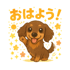 [LINEスタンプ] 毎日、ミニチュアダックス