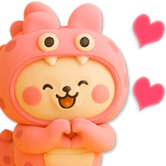 [LINEスタンプ] 可愛い着ぐるみちゃん達＆うさちゃん♡