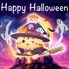 [LINEスタンプ] 動く♪☆ハロウィンランド☆
