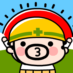[LINEスタンプ] 【動く】おやじ君の現場の挨拶2