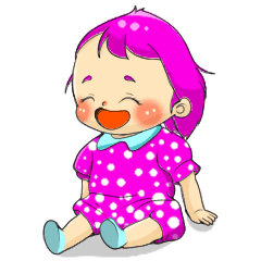[LINEスタンプ] 励まし赤ちゃん