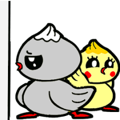 [LINEスタンプ] ポジぴよとネガぴよ
