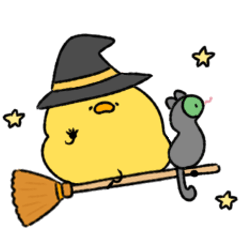 [LINEスタンプ] へんてこなヒヨコの優しい秋