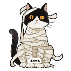 [LINEスタンプ] ハロウィーンの仮装した猫ちゃんスタンプ