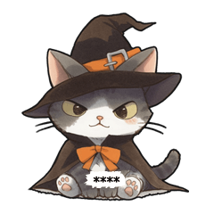 [LINEスタンプ] ハロウィンな猫ちゃんスタンプ