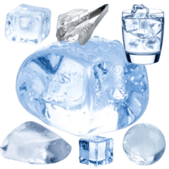[LINEスタンプ] 氷 実写