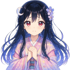 [LINEスタンプ] 秋のかぐや姫スタンプ・可愛さ満点！