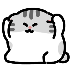 [LINEスタンプ] たれ耳スコティッシュ 動くスタンプ