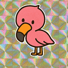 [LINEスタンプ] フラミー乱舞きらめき編@SFW