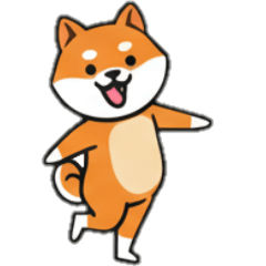 [LINEスタンプ] [アレンジ用]シバ犬と一緒
