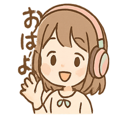 [LINEスタンプ] ヘッドフォンガールの日常スタンプ