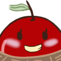 [LINEスタンプ] ふじりんごのふーちゃん