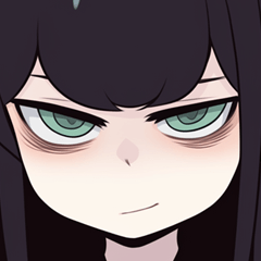 [LINEスタンプ] ネガティブで反抗的な女の子のスタンプ