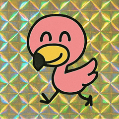 [LINEスタンプ] フラミン電光きらチェンジ@SFW