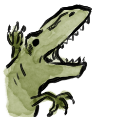 [LINEスタンプ] 恐竜戯画