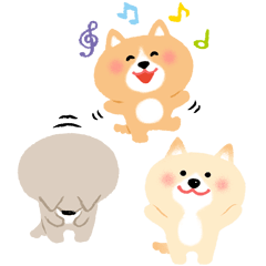 [LINEスタンプ] ほぼ文字無し日々の暮らし 犬 修正版