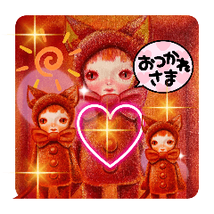 [LINEスタンプ] こうぶんこうぞう作品（わからない）