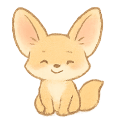 [LINEスタンプ] フェネックギツネFennyのまいにち