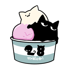 [LINEスタンプ] 溶ける猫2