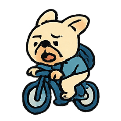 [LINEスタンプ] ミバ 朝の通勤大作戦