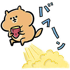 [LINEスタンプ] 食欲の秋_ふくよかリチャードソンジリス