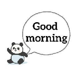 [LINEスタンプ] Moving somersault baby panda2