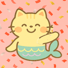 [LINEスタンプ] さかなネコの動くイラストスタンプ