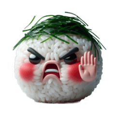 [LINEスタンプ] 爆笑おにぎり口ゲンカ