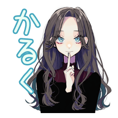 [LINEスタンプ] 軽めの確認★しっかり者な女子