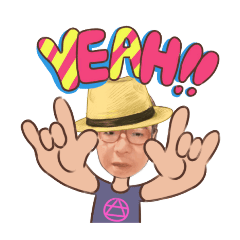 [LINEスタンプ] ビックリダディー