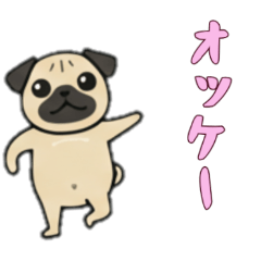 [LINEスタンプ] [オッケー専用]パグパグ