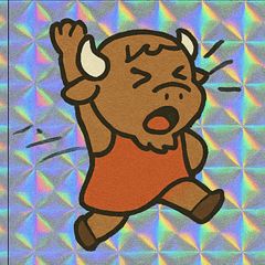 [LINEスタンプ] ギラ牛ミノ突進伝説@SFW