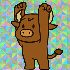 [LINEスタンプ] ミノタウ角光猛進録@SFW